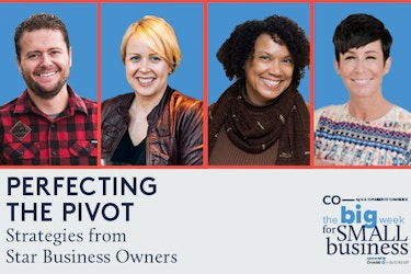  screenshot of panelists from The Big Week for Small Business 2020 